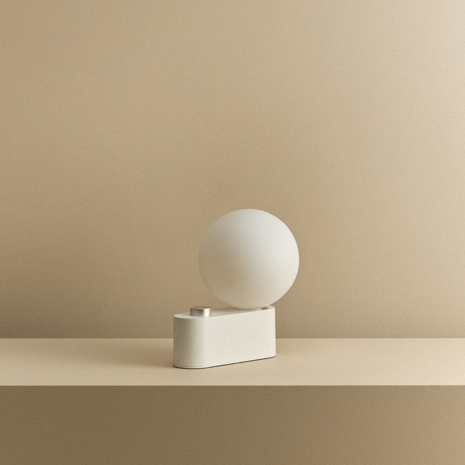 Alumina Multi-Use Lamp in Chalk