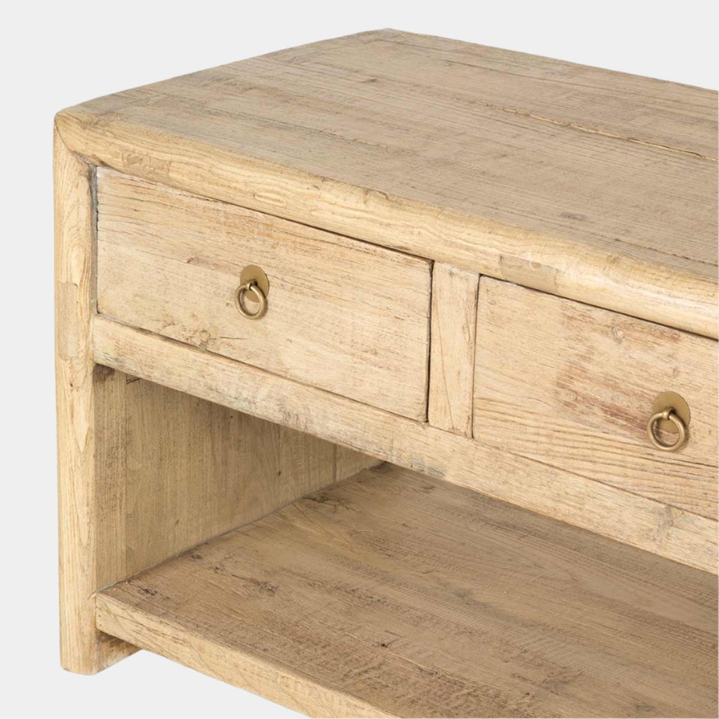 Ara Elm Low Cabinet