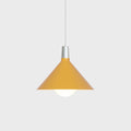 Bower Pendant Light Medium in Yellow + Sphere IV