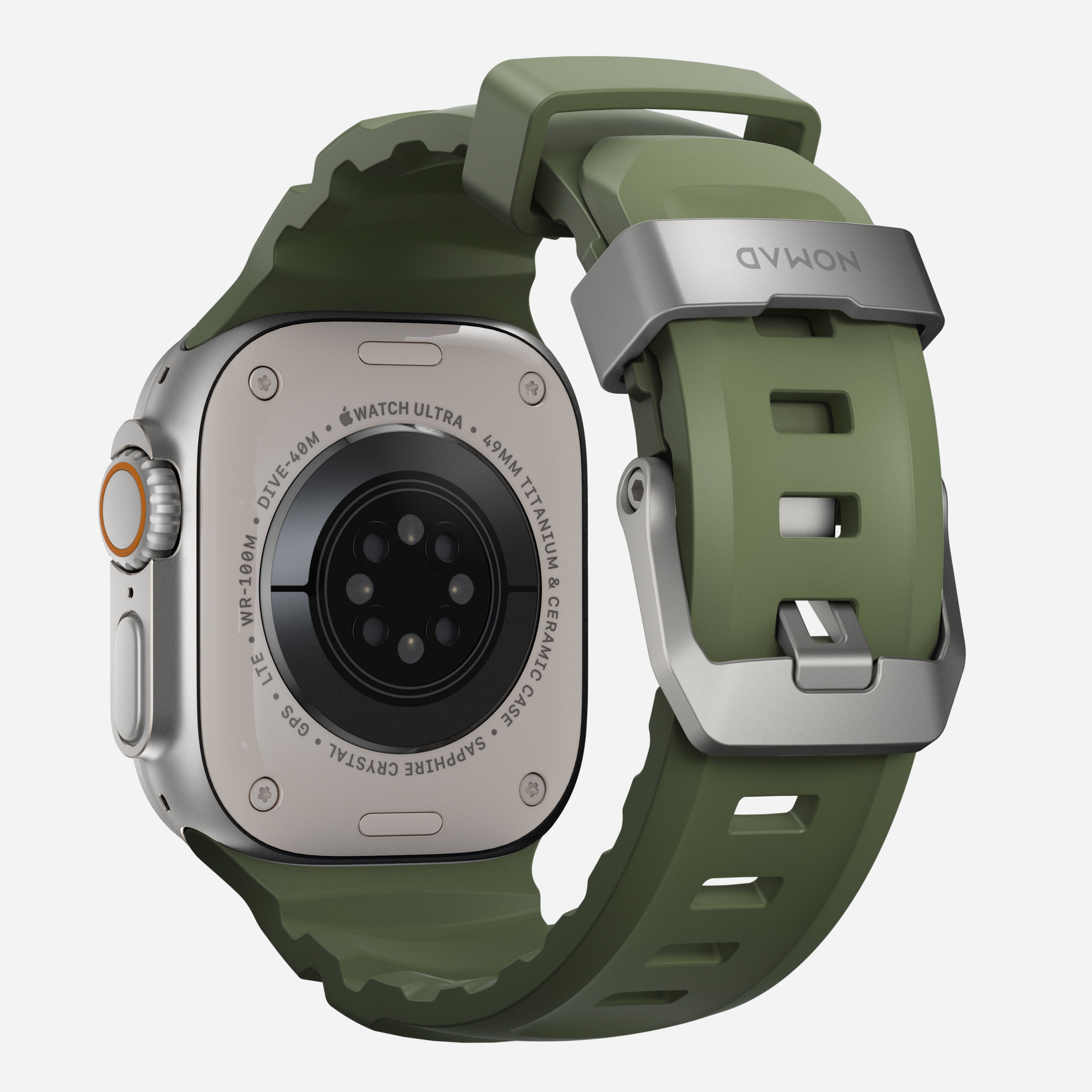 Rocky Point Band - 46mm/49mm | Forest | Natural Hardware