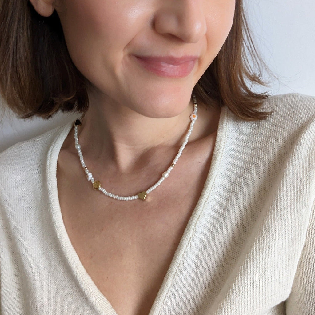 Charm Necklace | Beaded