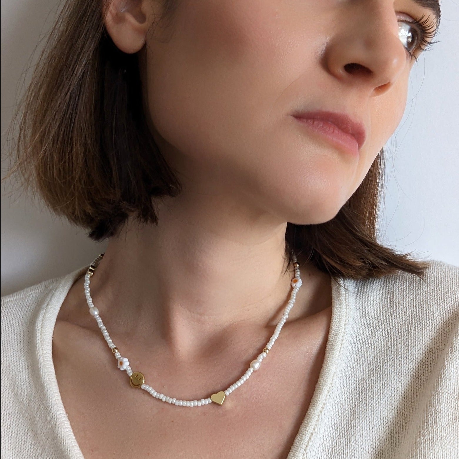 Charm Necklace | Beaded