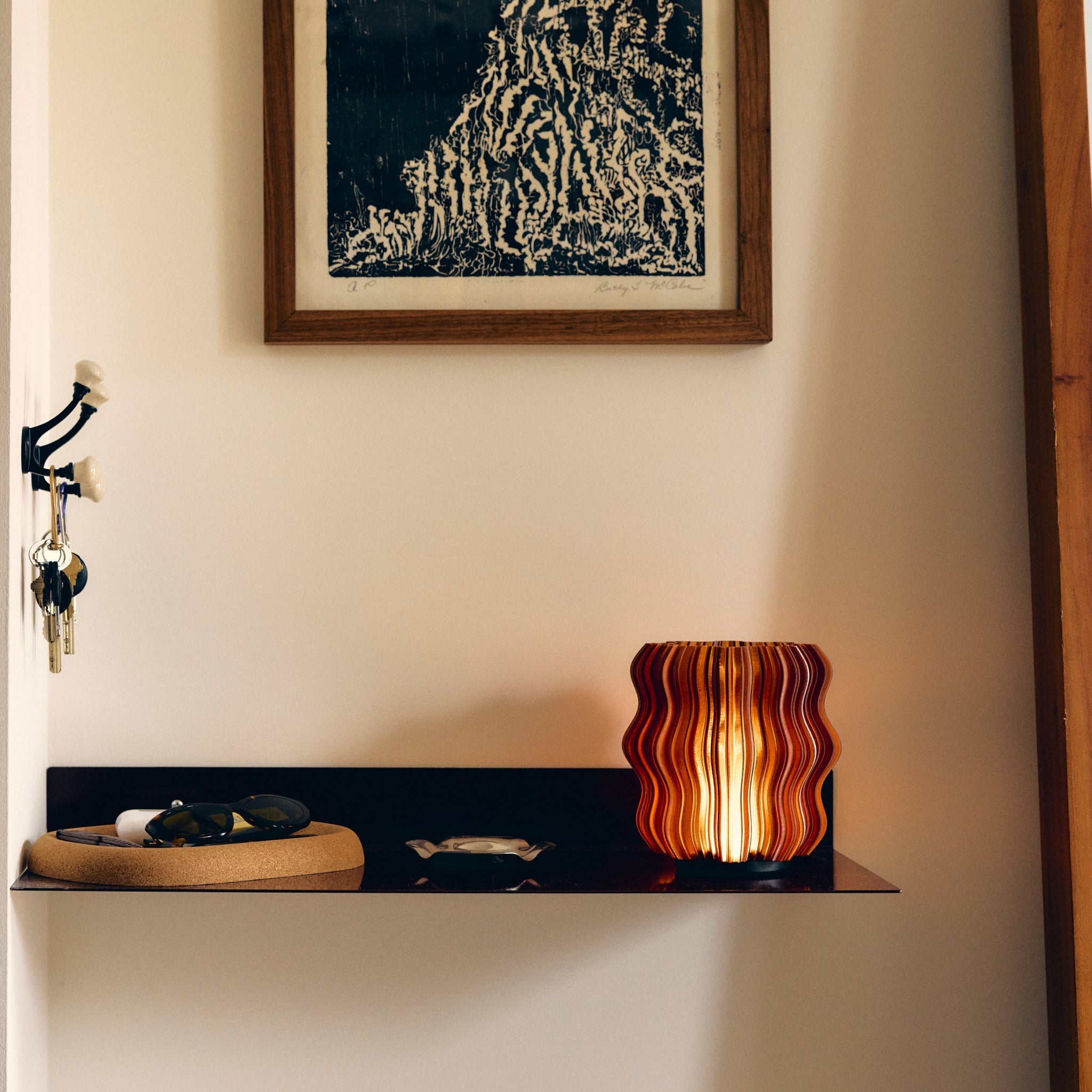 Cordless Mini Wavy Lamp