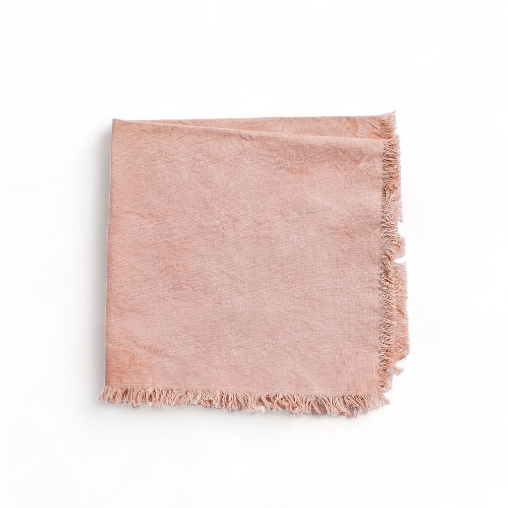 Rose Cotton Napkins (Set of 4) by CECILIADENADIE studio