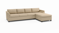 Del Rose | Right Chaise Sectional | 115" x 72" | Latex | Eco-Friendly | STYLNN®️