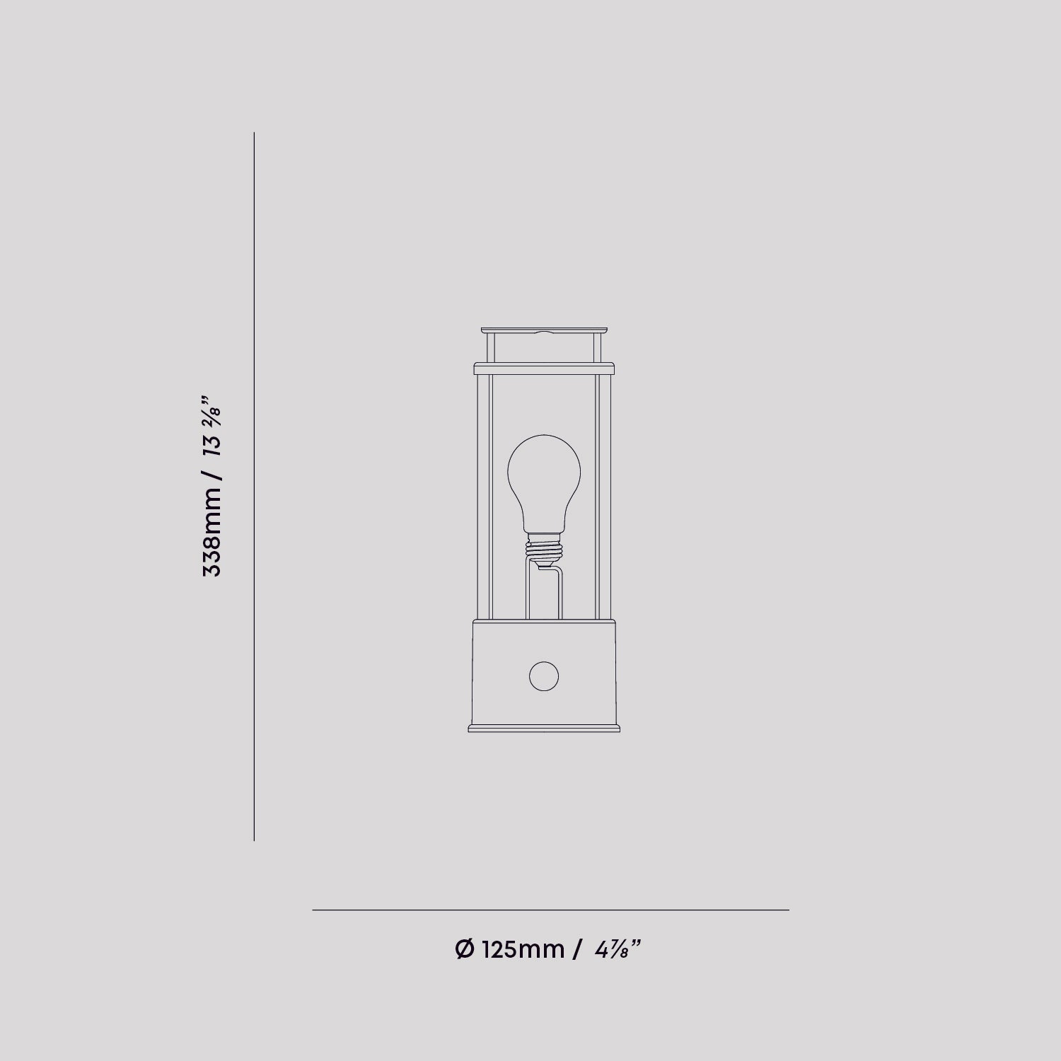 The Muse 1.0 Portable Lamp in Pomona Red