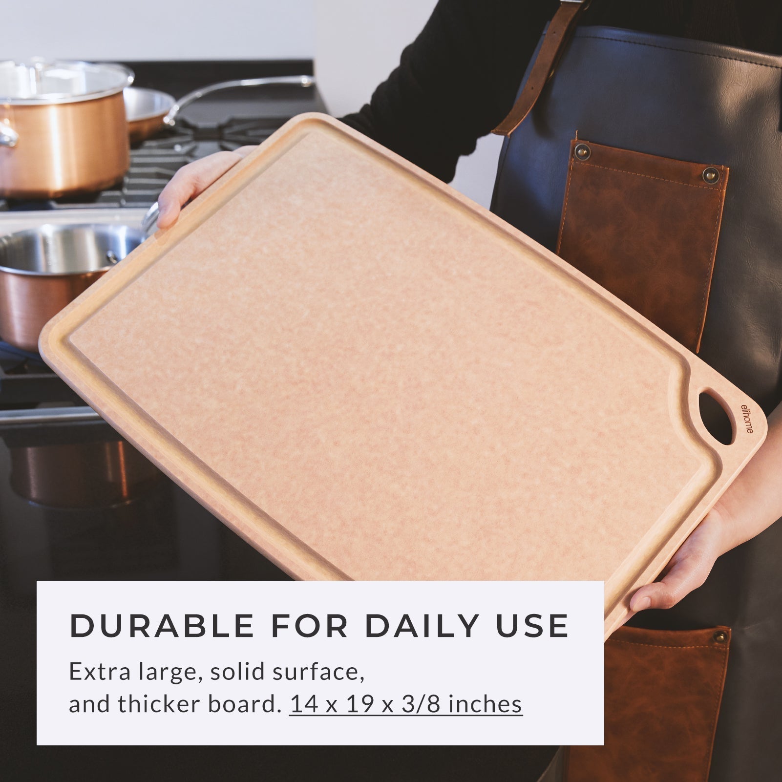Classic Series 14 x 19 x 1/4 Cutting Board - X Large