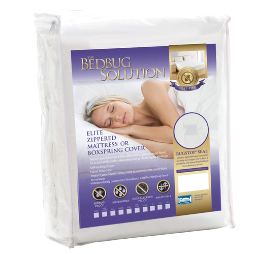 Bed Bug Proof Zippered Mattress Encasement | BedBug Solution™ Elite