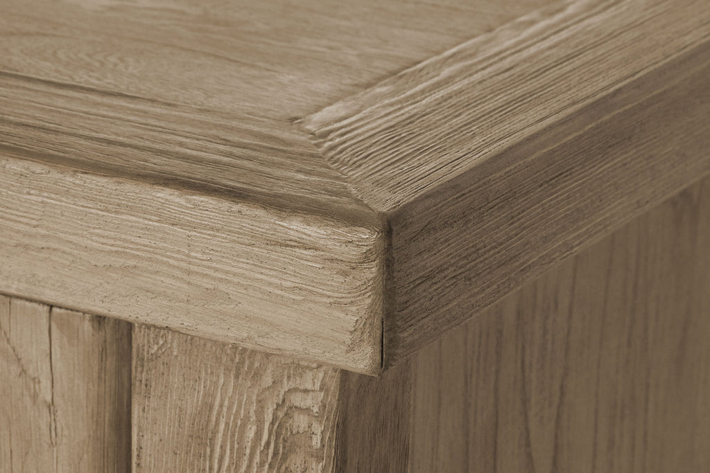 Four Door Elm Cabinet