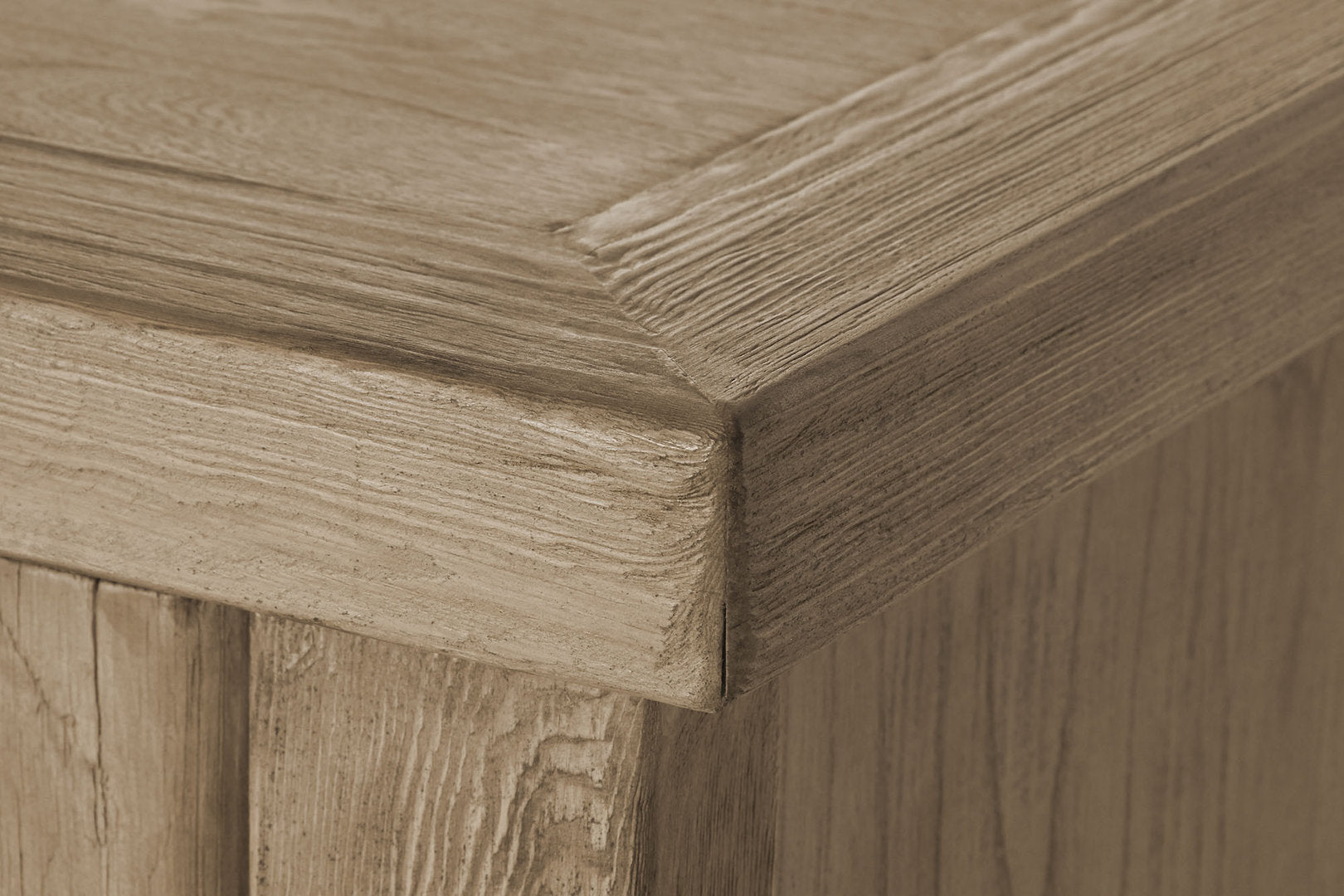 Four Door Elm Cabinet