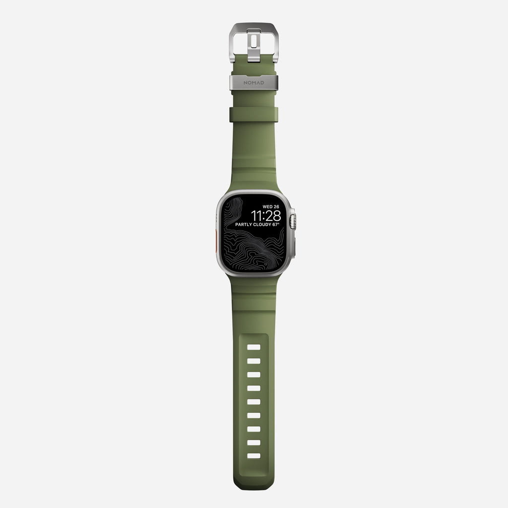 Rocky Point Band - 46mm/49mm | Forest | Natural Hardware