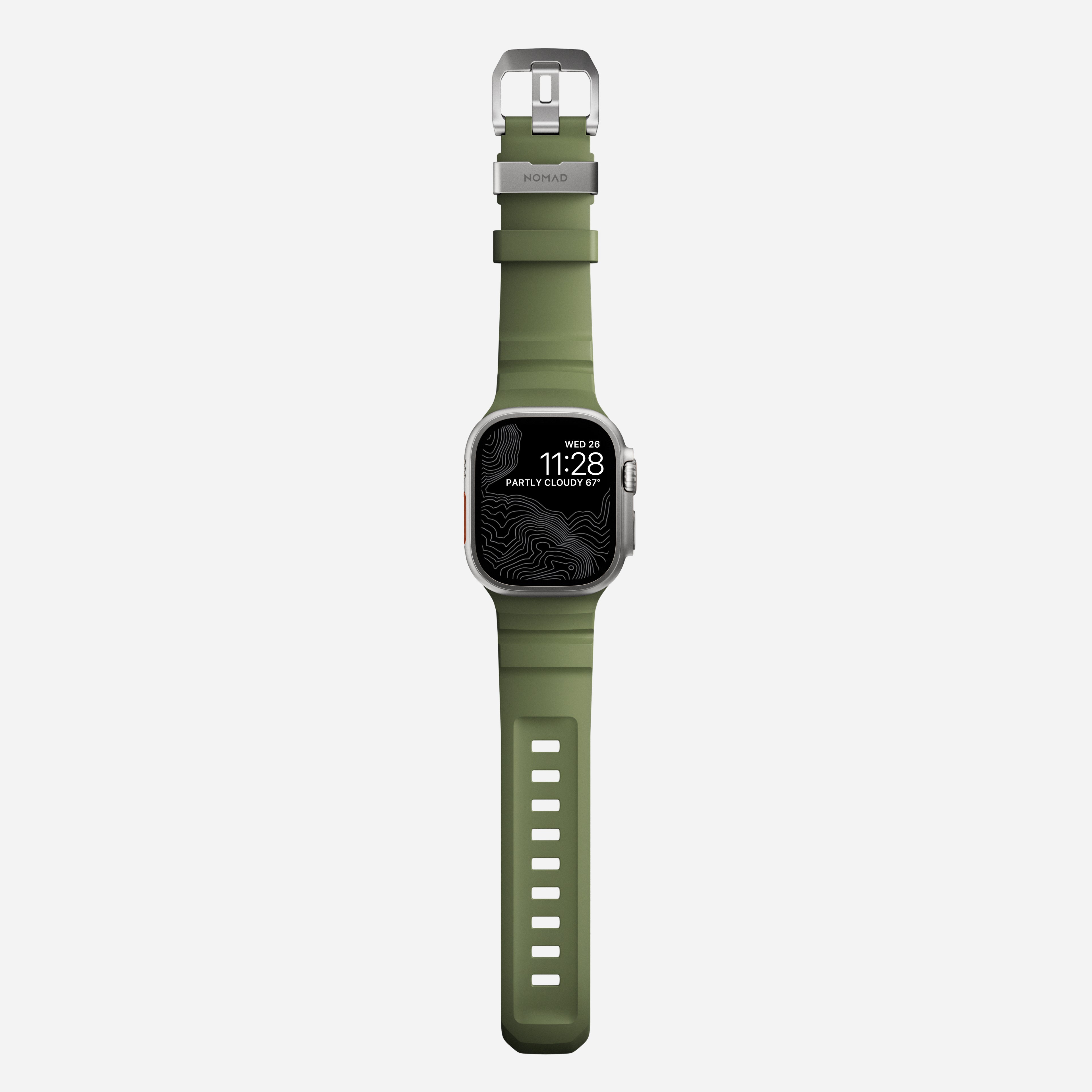 Rocky Point Band - 46mm/49mm | Forest | Natural Hardware