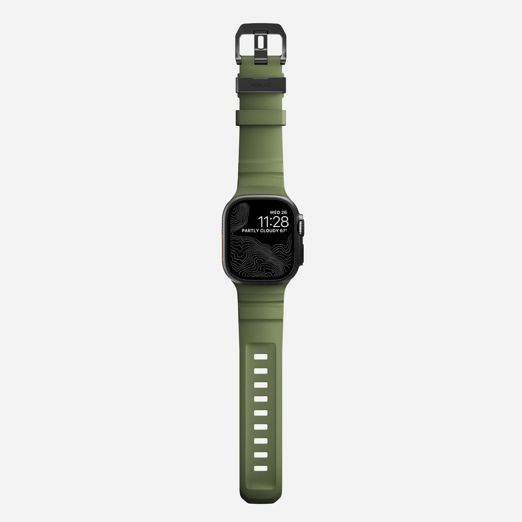 Rocky Point Band - 46mm/49mm | Forest | Black Hardware