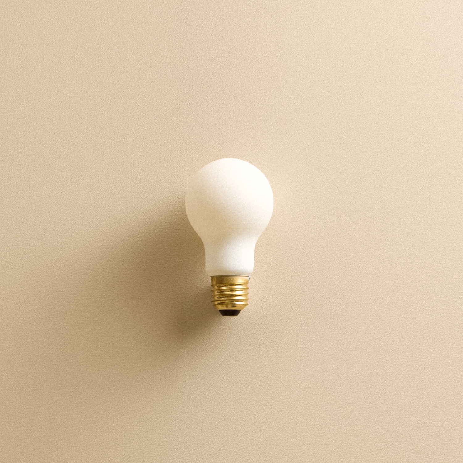 Globe E26 Matte White LED Bulb