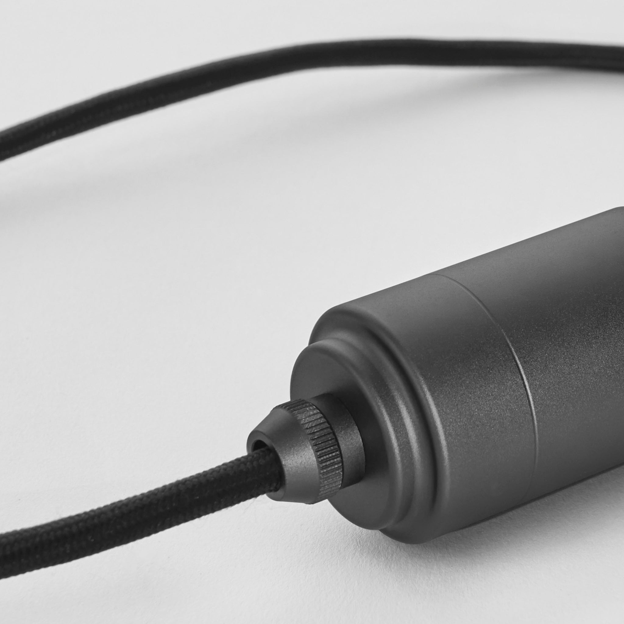 Oval Dim to Warm Plug-In Pendant in Graphite