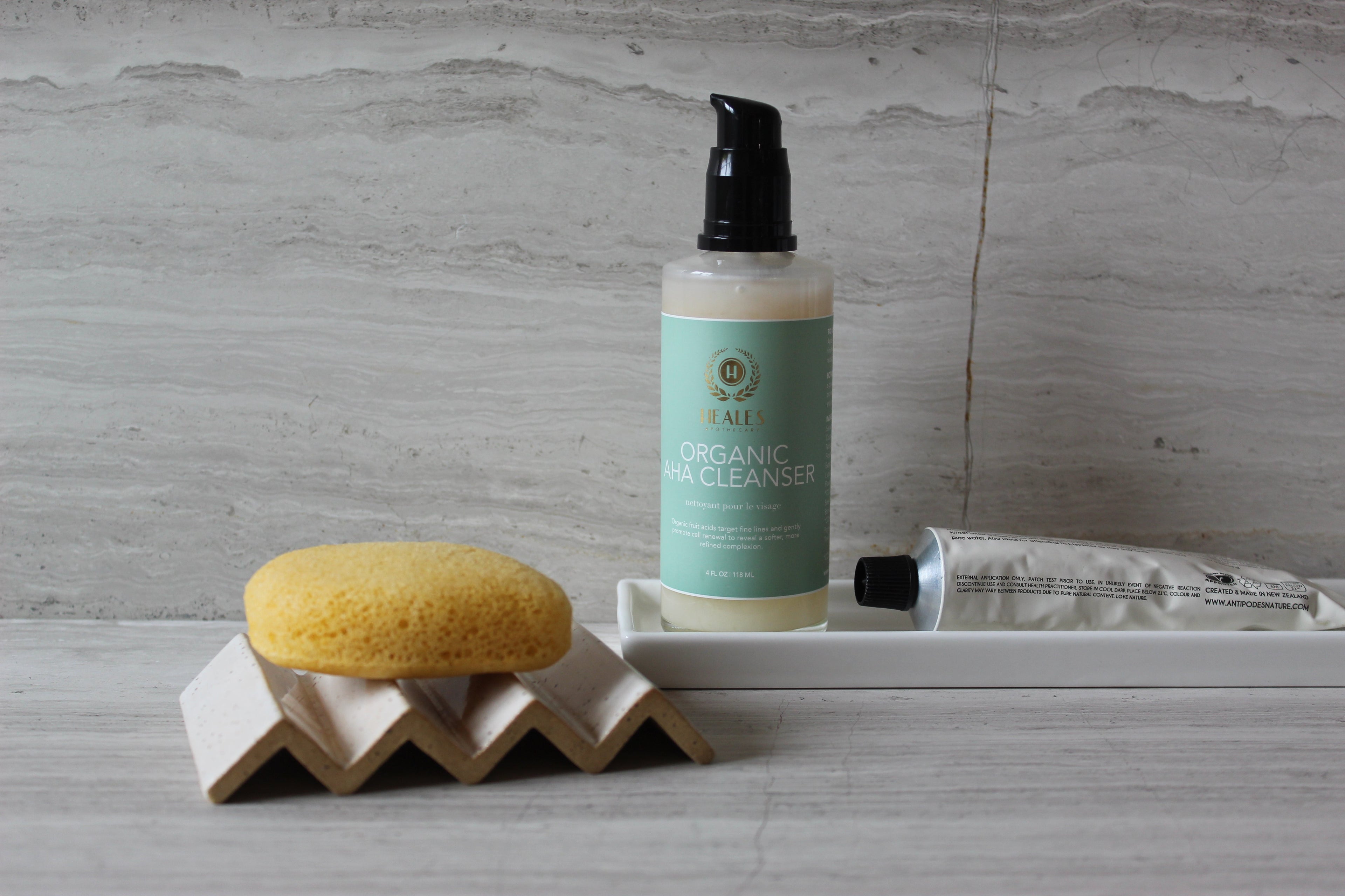 Heales Apothecary Organic AHA Face Cleanser