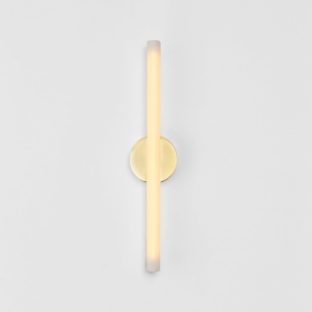Kilter Wall Light in Solid Brass