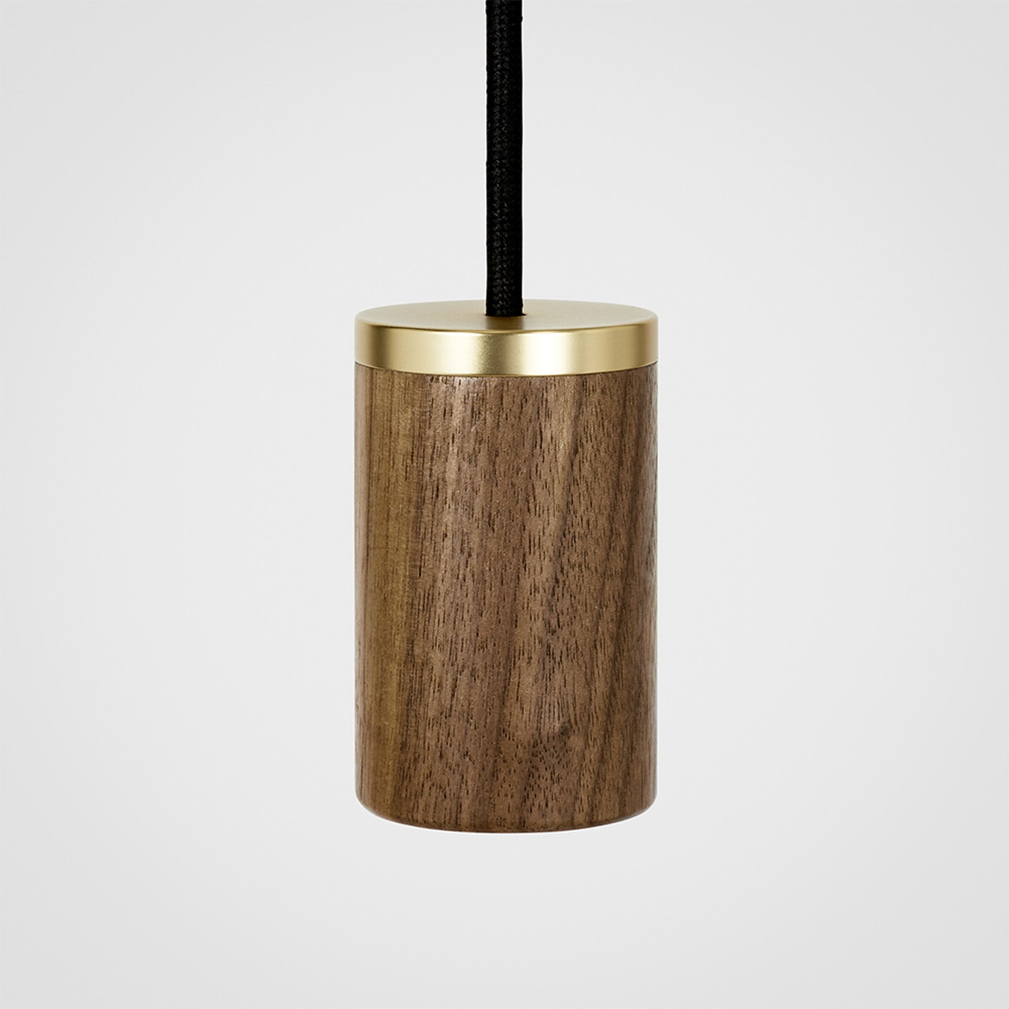 Nine Pendant in Walnut + Voronoi II