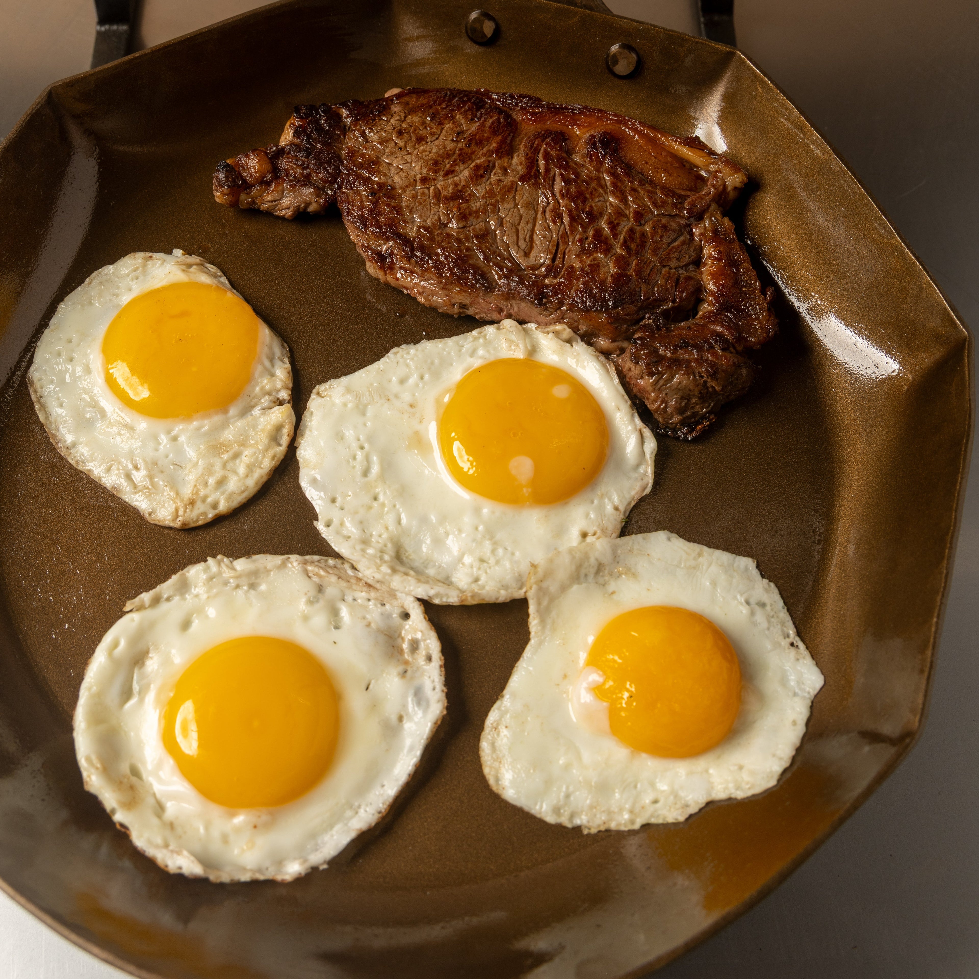 12" Hybrid Carbon Steel Skillet - Hand Forged