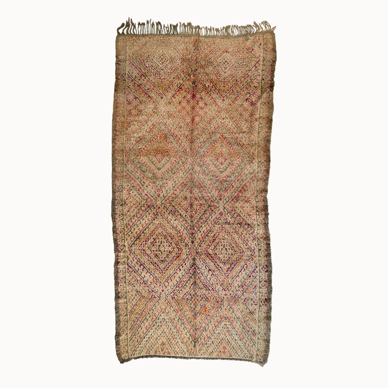 Bode Vintage Moroccan Marmoucha Rug | 7'1" x 14’7”