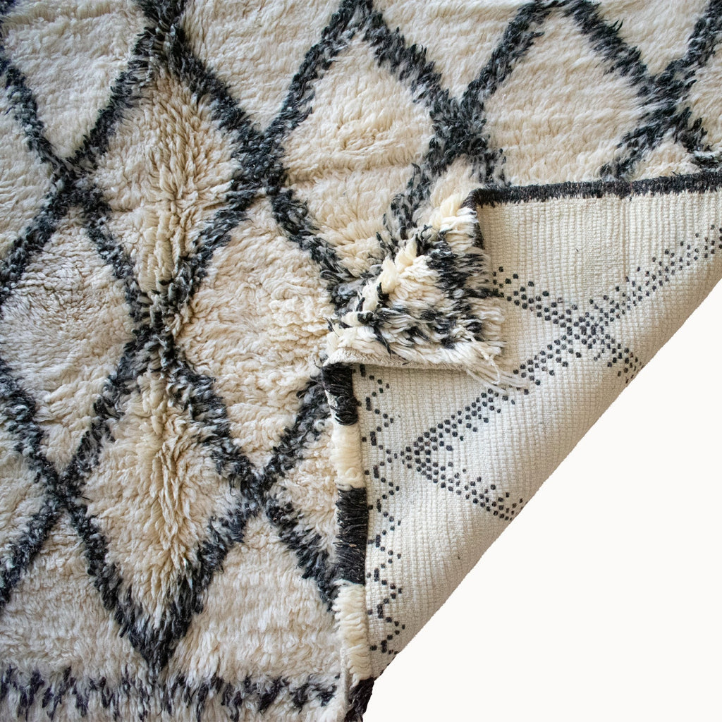 Elspeth Vintage Moroccan Beni Ourain Rug | 6' x 10'
