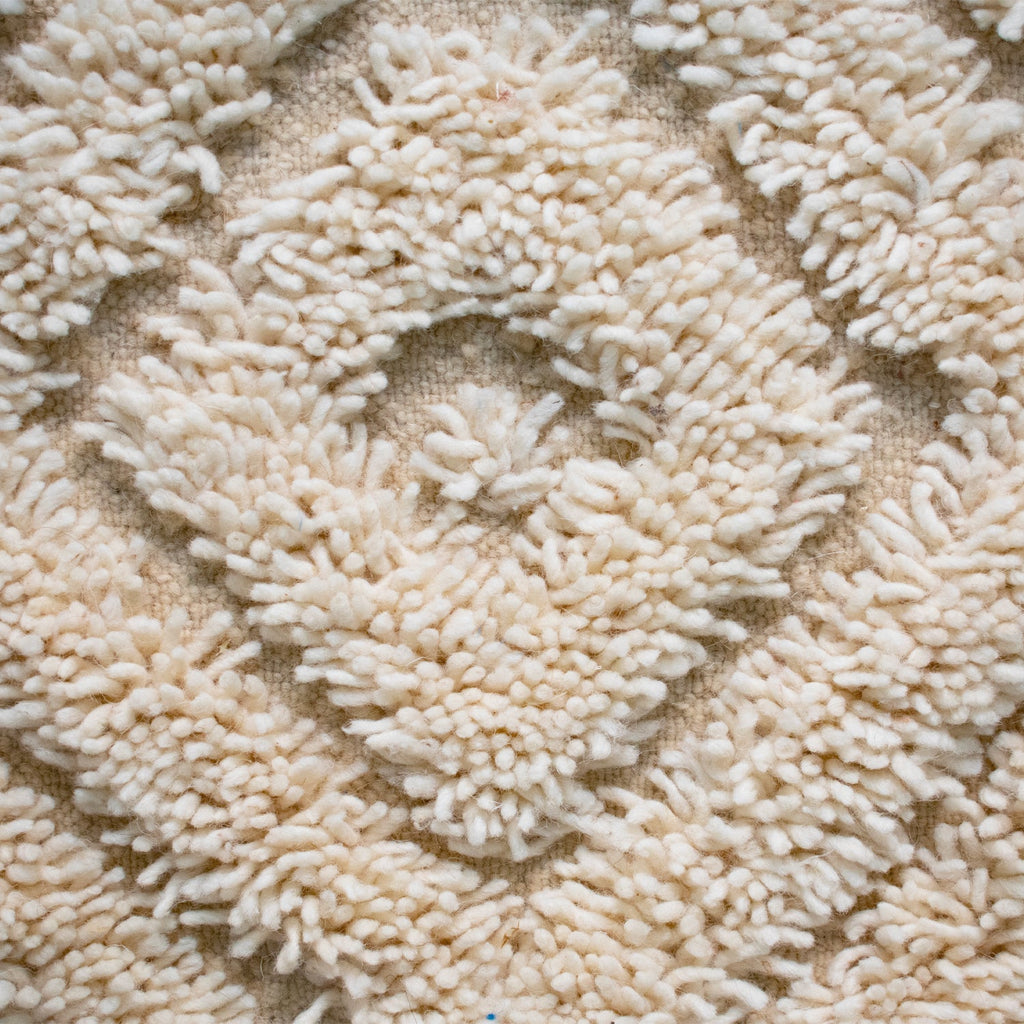 Contemporary Moroccan Wool Mini Rug | 1'10 x 3'4"