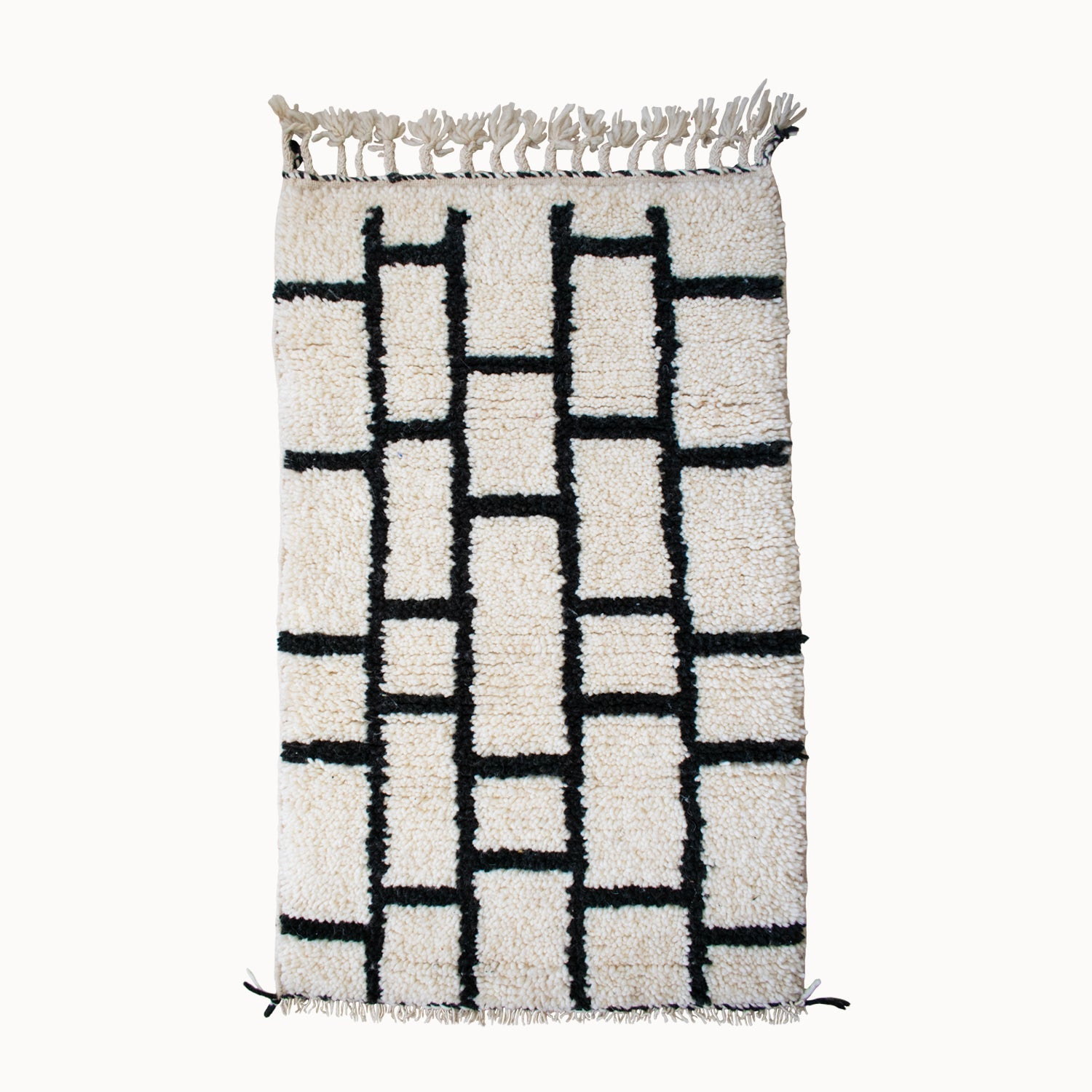 Contemporary Moroccan Wool Mini Rug | 2' x 3'2"