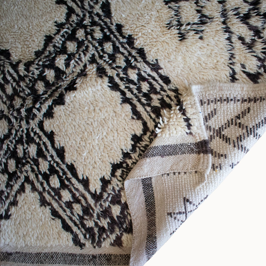 Riva Vintage Moroccan Beni Ourain Rug | 6' x 9'6"