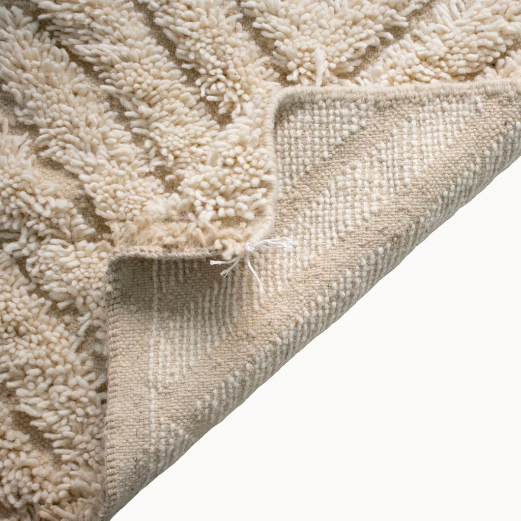 Contemporary Moroccan Wool Mini Rug | 1'10 x 3'4"