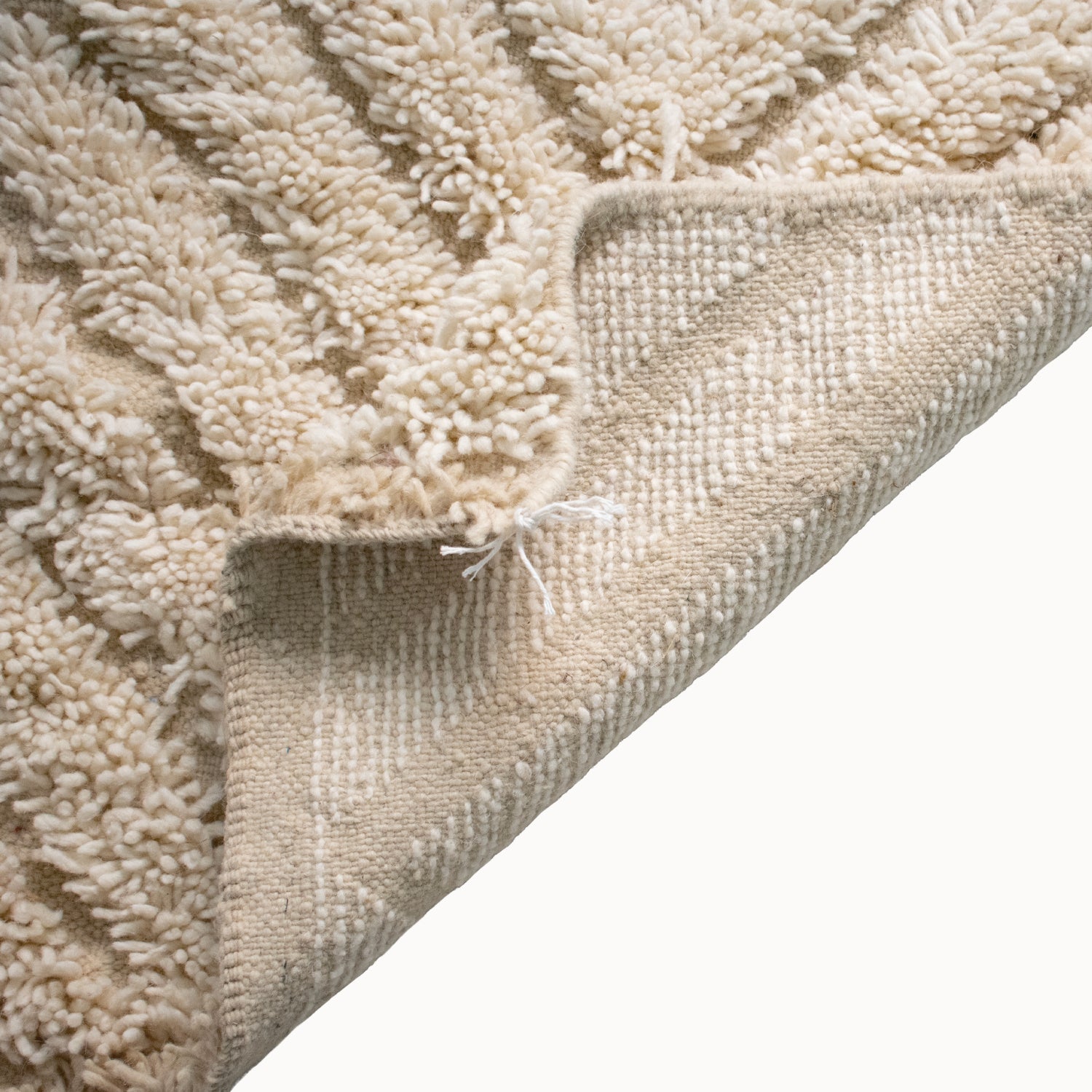 Contemporary Moroccan Wool Mini Rug | 1'10 x 3'4"