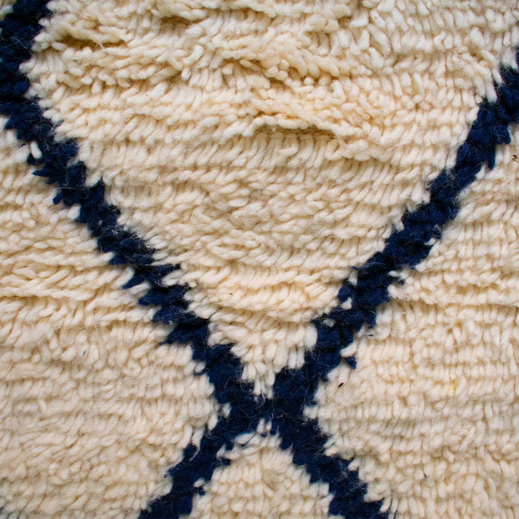 Contemporary Moroccan Wool Mini Rug | 1'11" x 3'3"