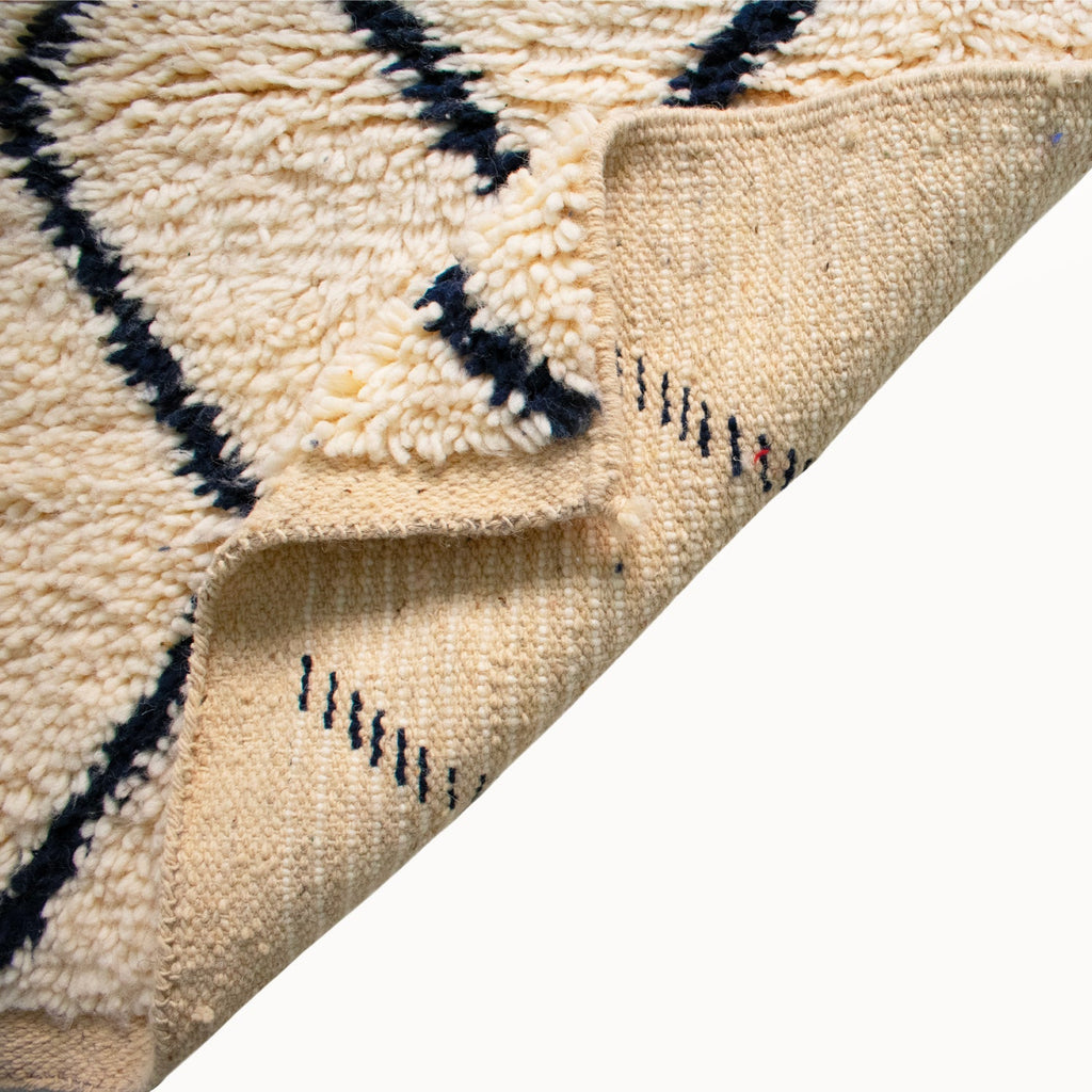 Contemporary Moroccan Wool Mini Rug | 1'11" x 3'3"