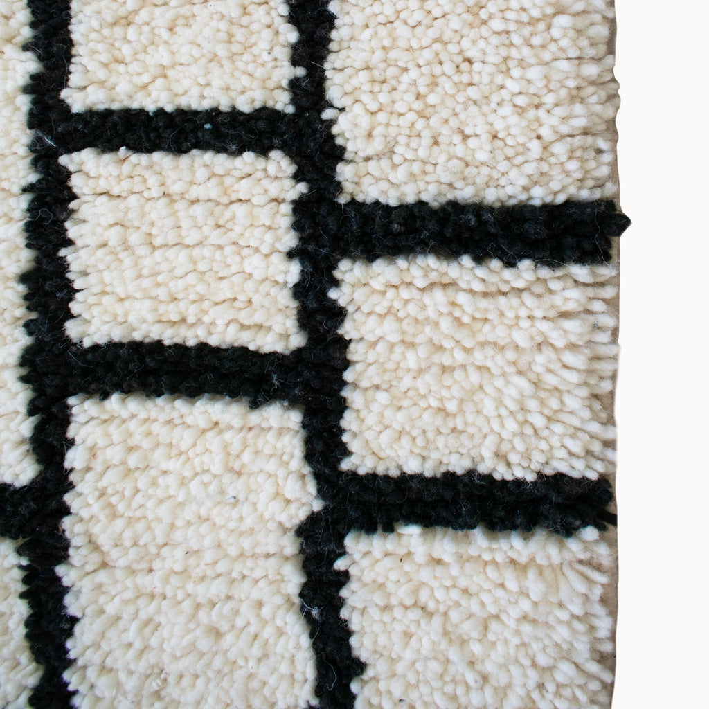 Contemporary Moroccan Wool Mini Rug | 2' x 3'2"