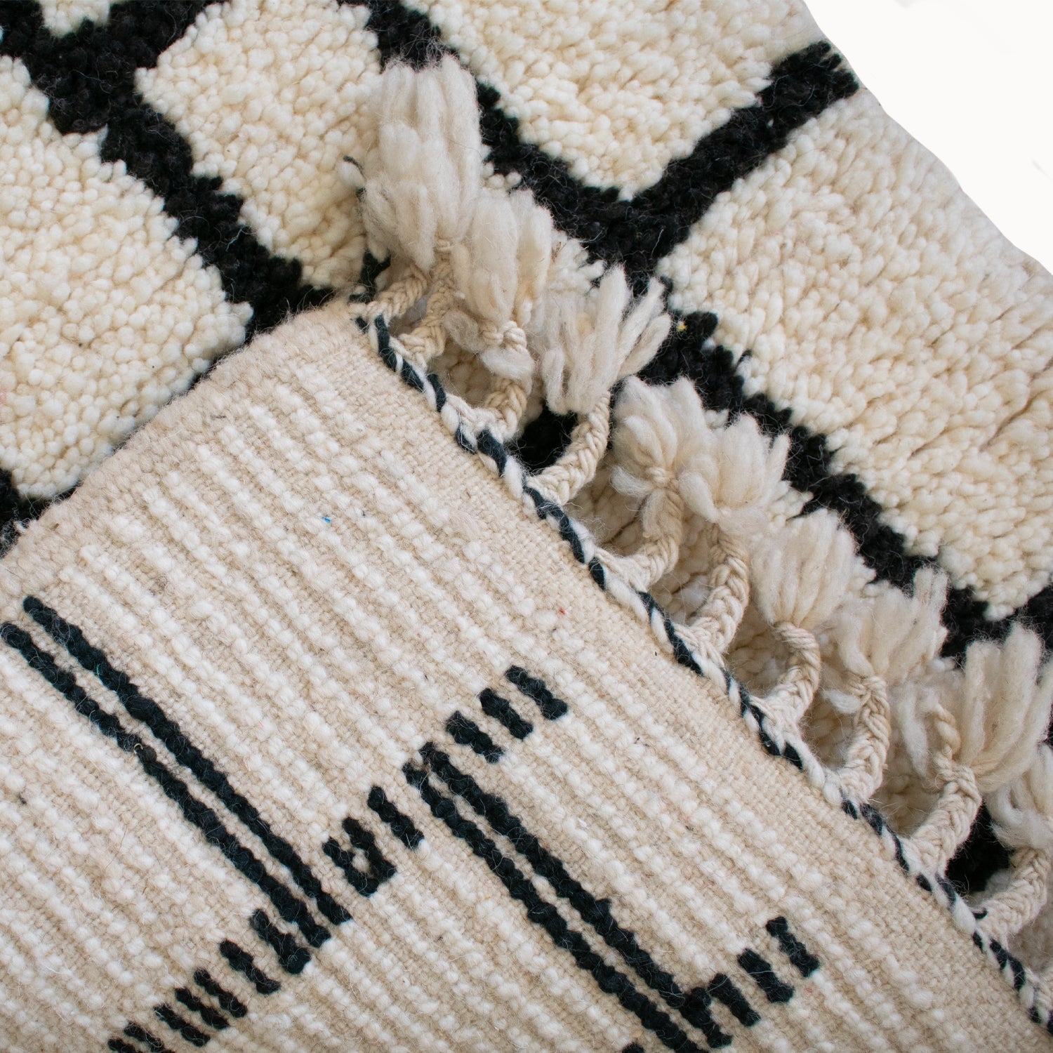 Contemporary Moroccan Wool Mini Rug | 2' x 3'2"