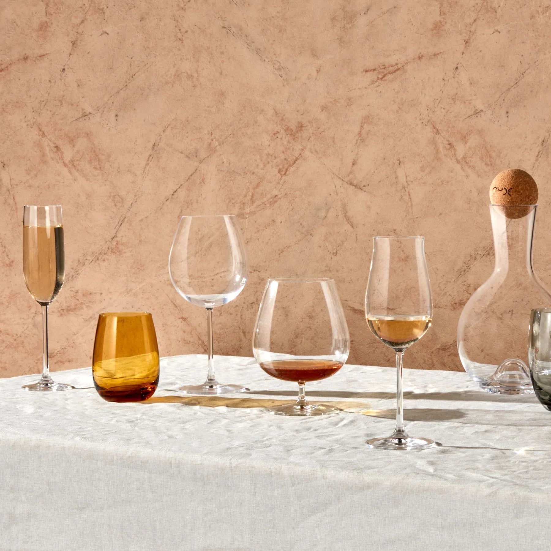 Vintage Wine Decanter with Cork Stopper