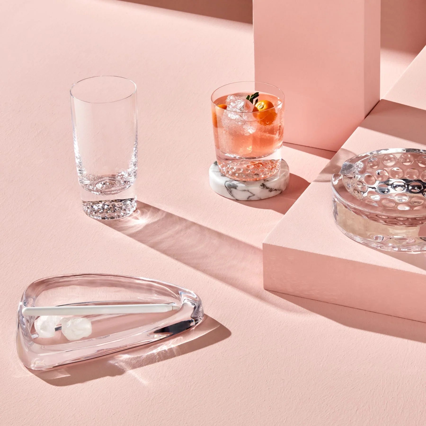Ace Set of 2 High Ball Glasses