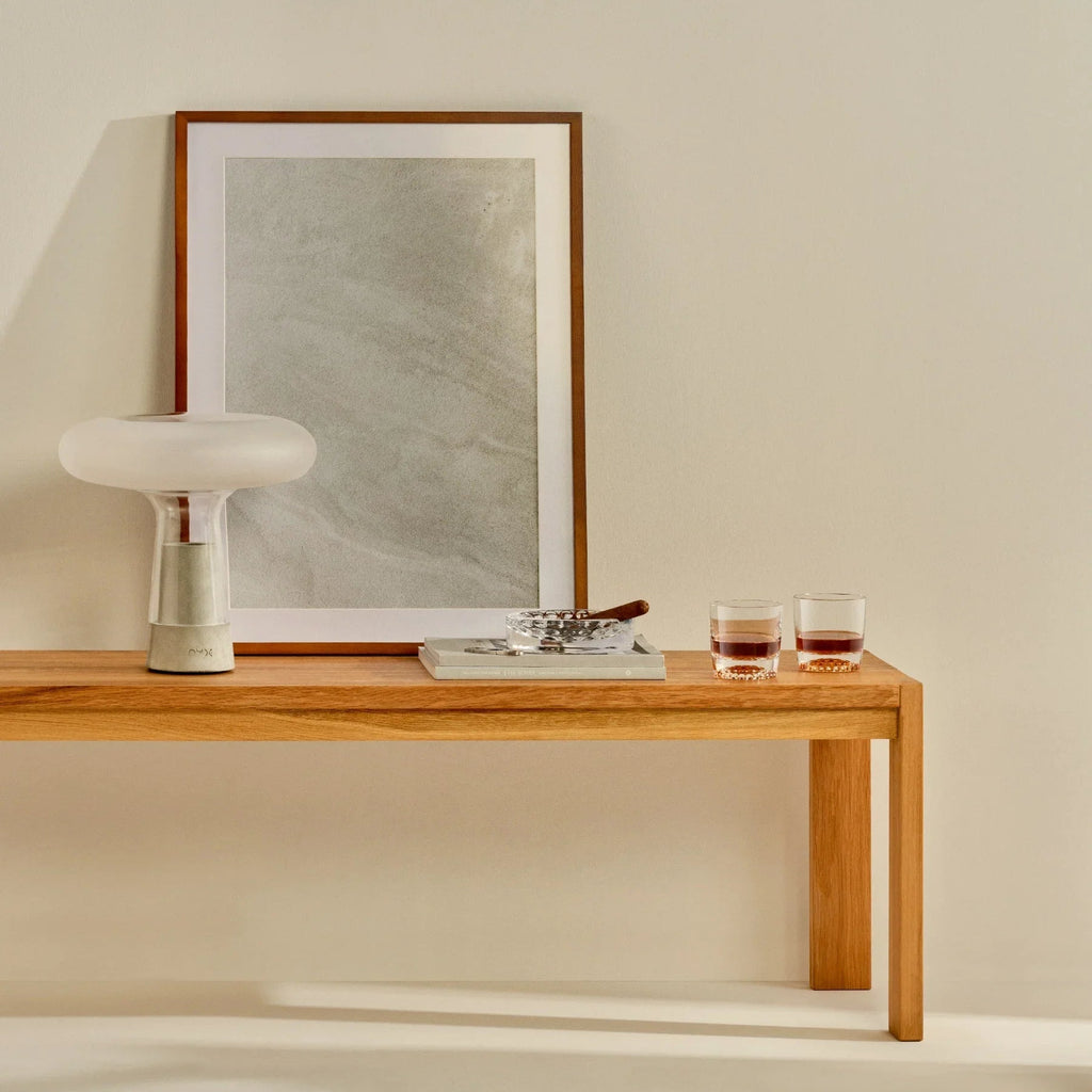Orion Lamp with Glass Top