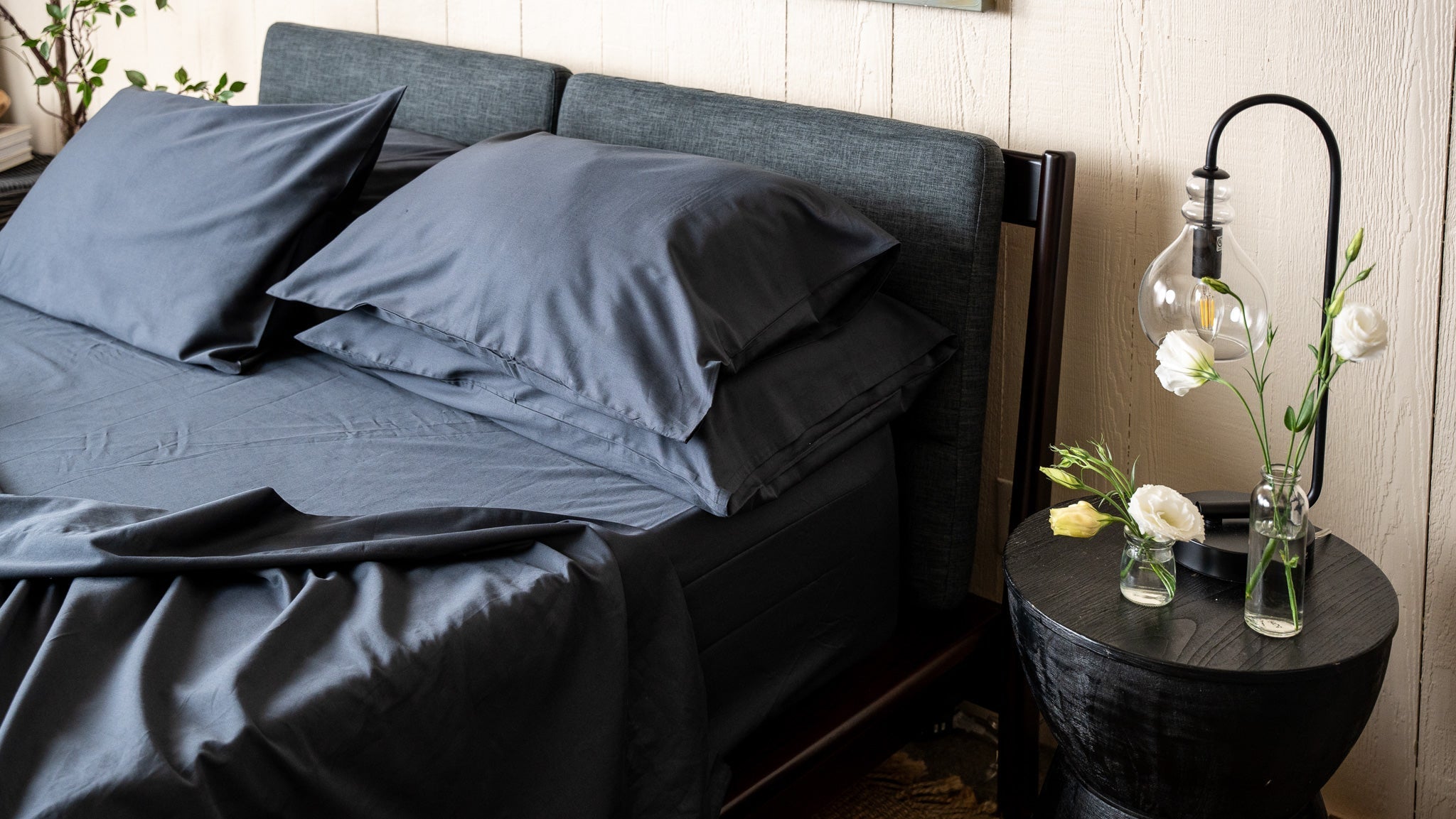 Sateen Organic Cotton Sheet Set + Pillowcases