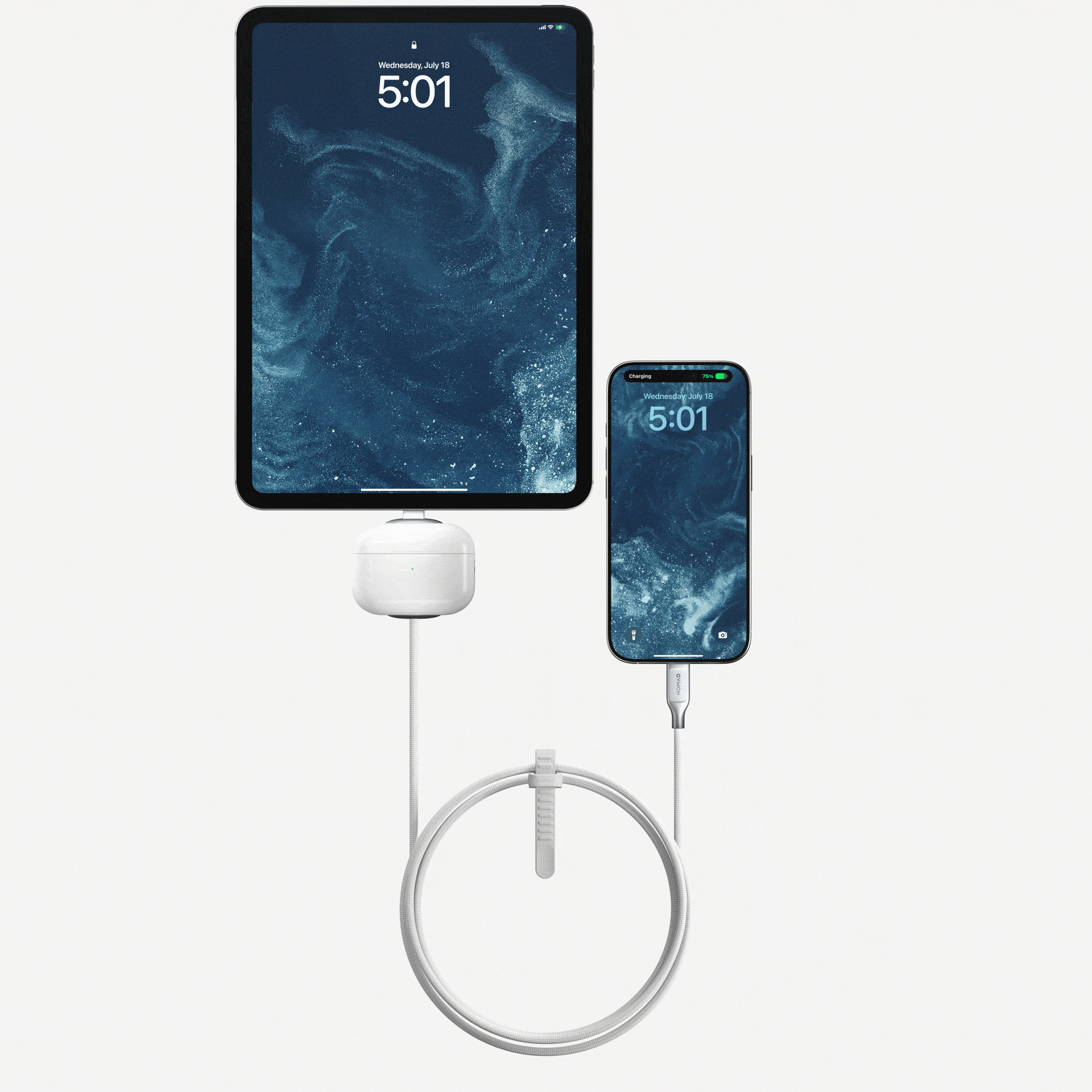 Universal Cable for Apple Watch | 1.5m | White