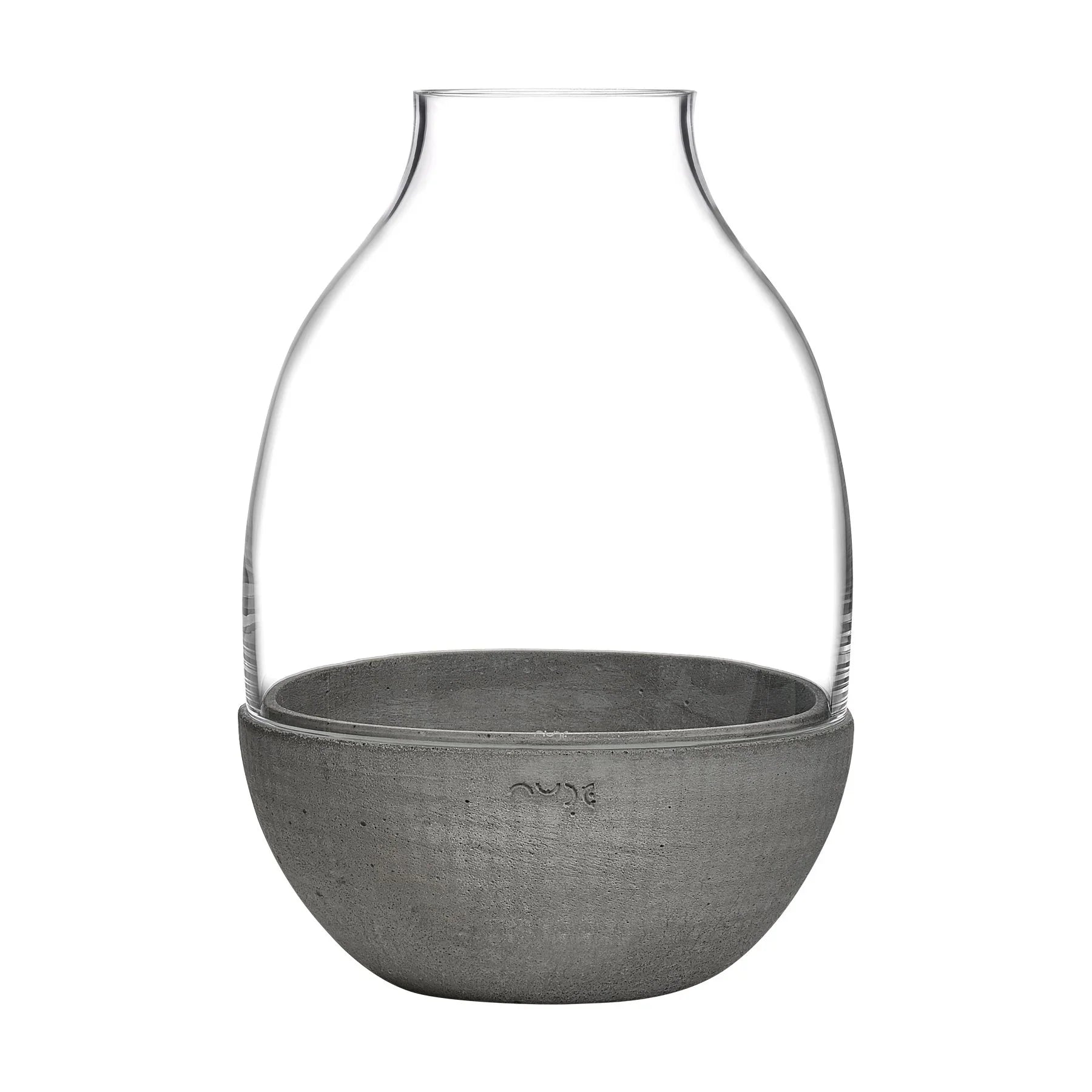 Eden Terrarium Clear with Moulded Concrete Base