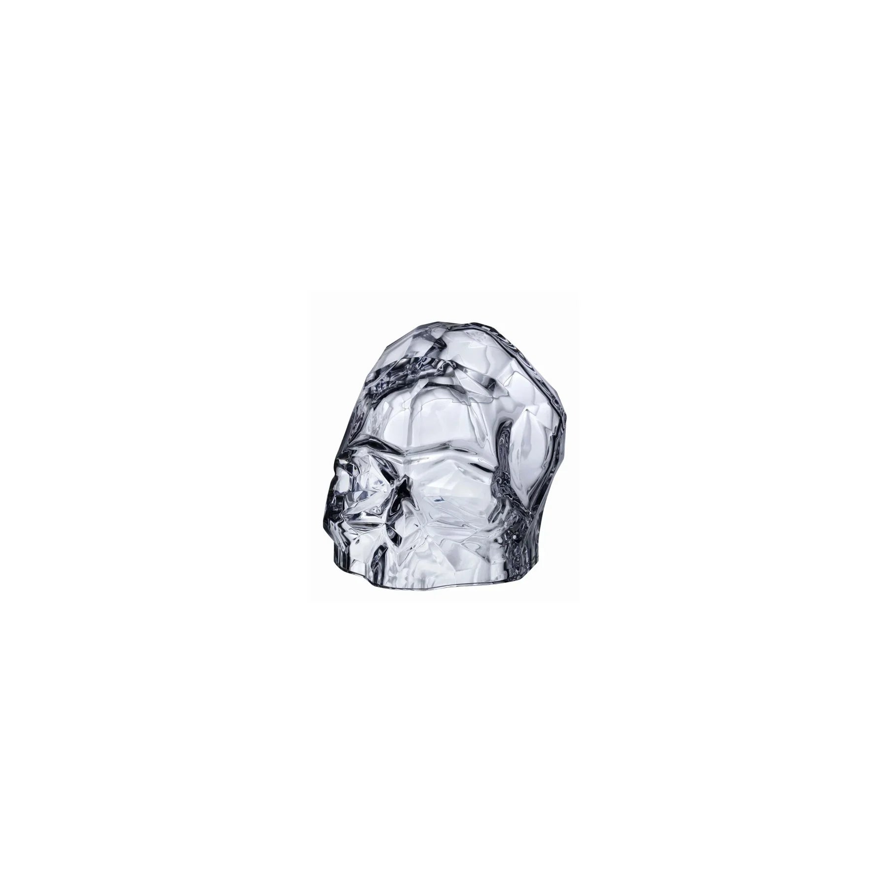 Memento Mori Faceted Skull Clear Small