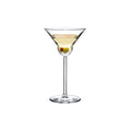 Vintage Set of 2 Martini Glasses Rounded