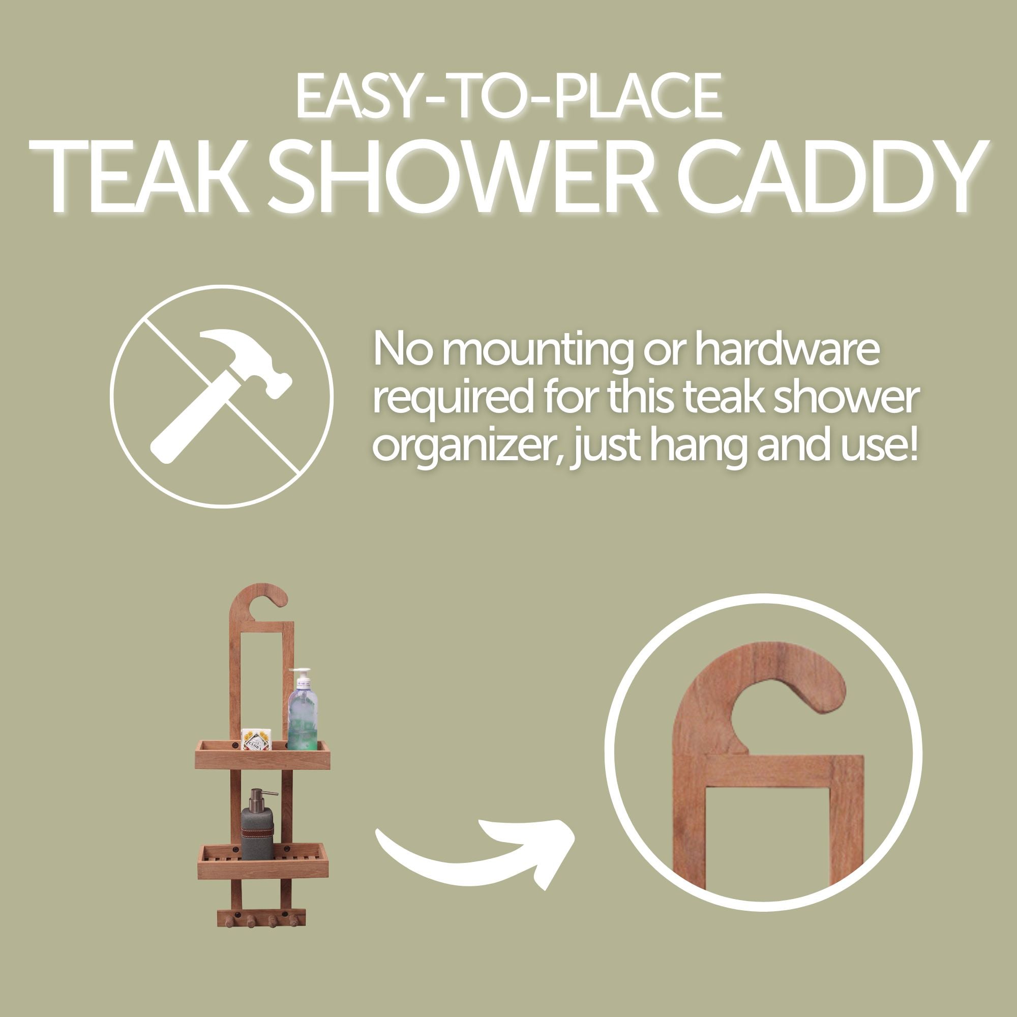Newport Natural Shower Caddy