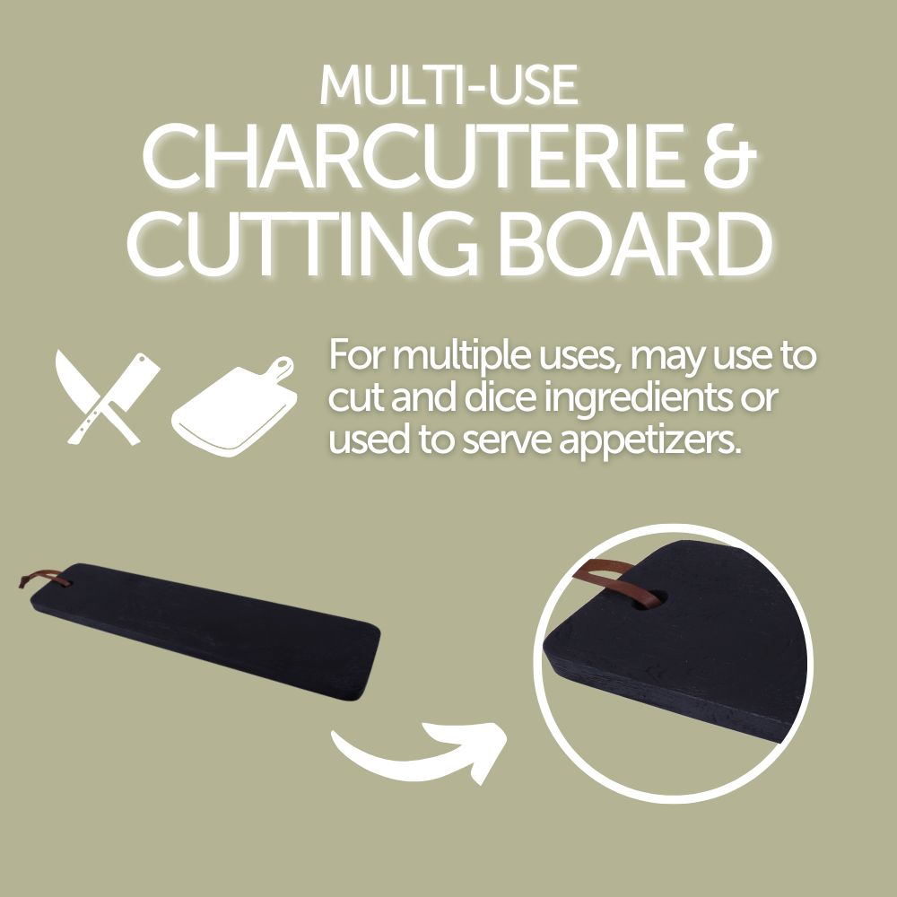 Teak Charcuterie/Cutting Board 24"