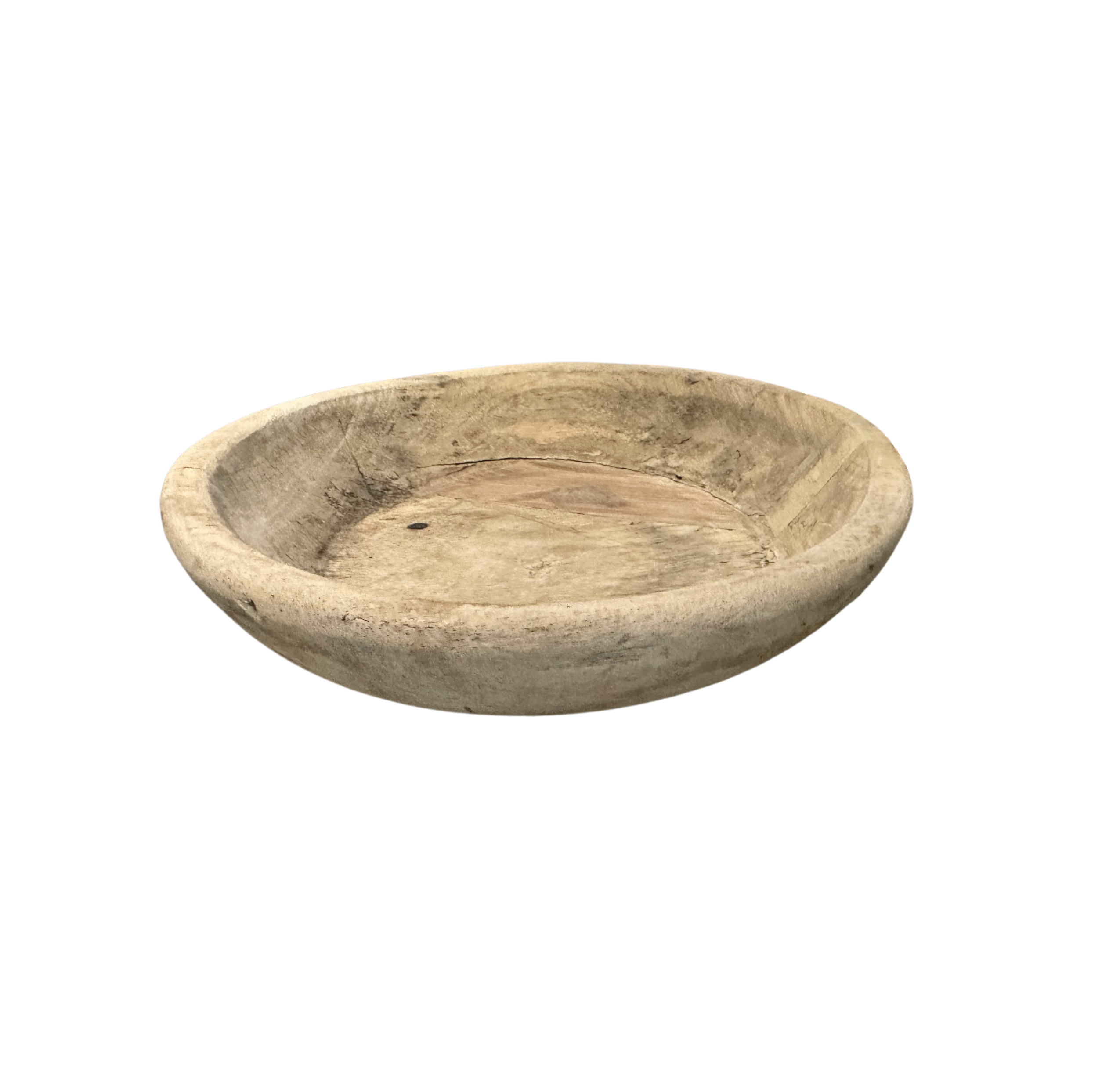 Recycled Wood Bowl, Small - Bleached
