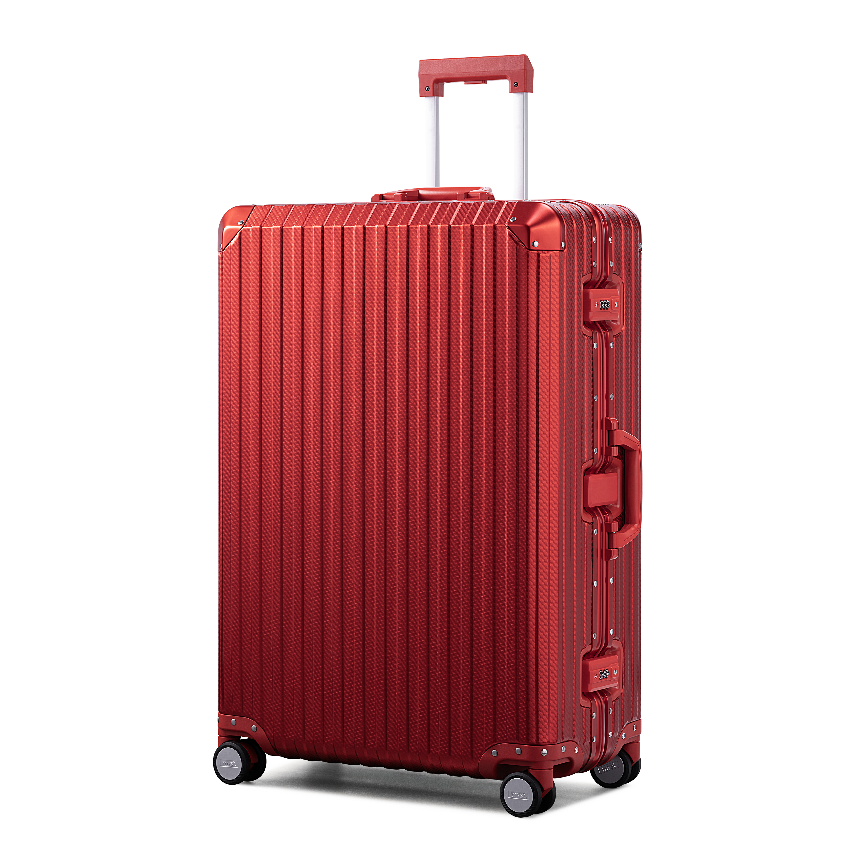 TREVA Aluminum Suitcase Red