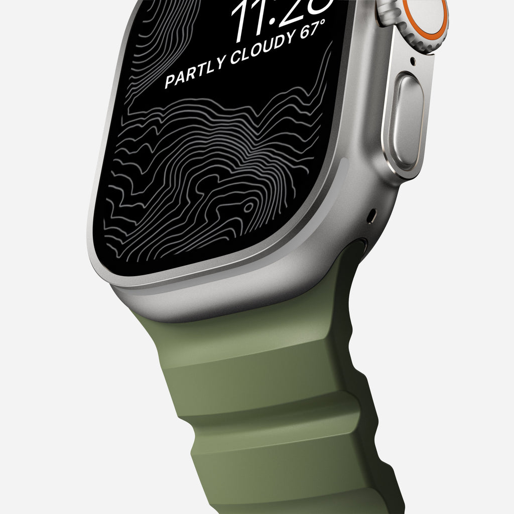 Rocky Point Band - 46mm/49mm | Forest | Natural Hardware