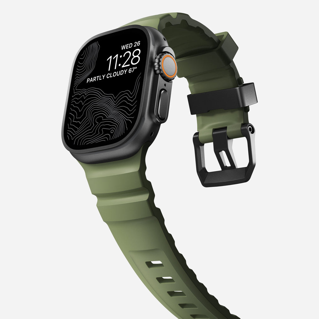 Rocky Point Band - 46mm/49mm | Forest | Black Hardware