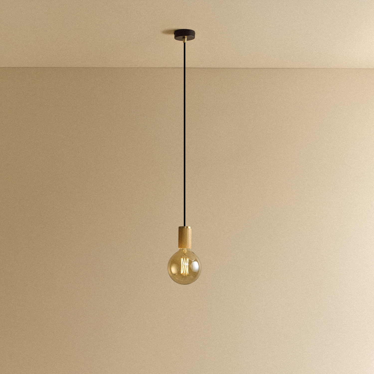 Gaia Pendant Light in Oak