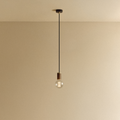 Elva Pendant Light Non-Tinted in Walnut
